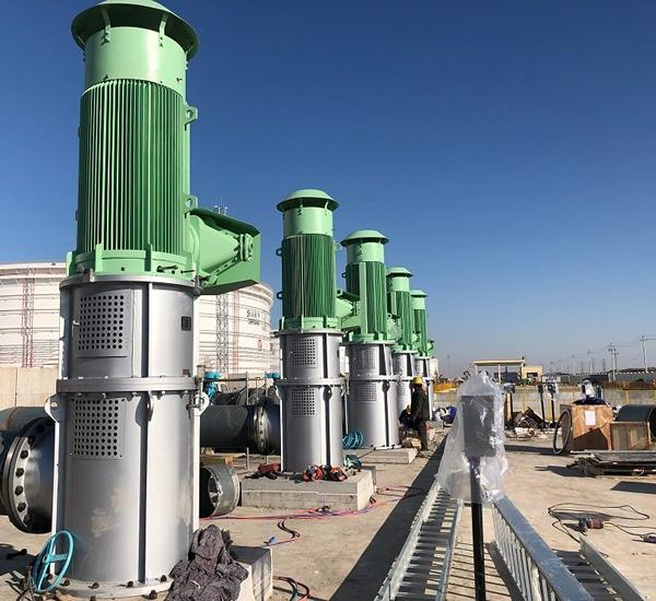 中石化天津原油商业储备项目立式长轴泵